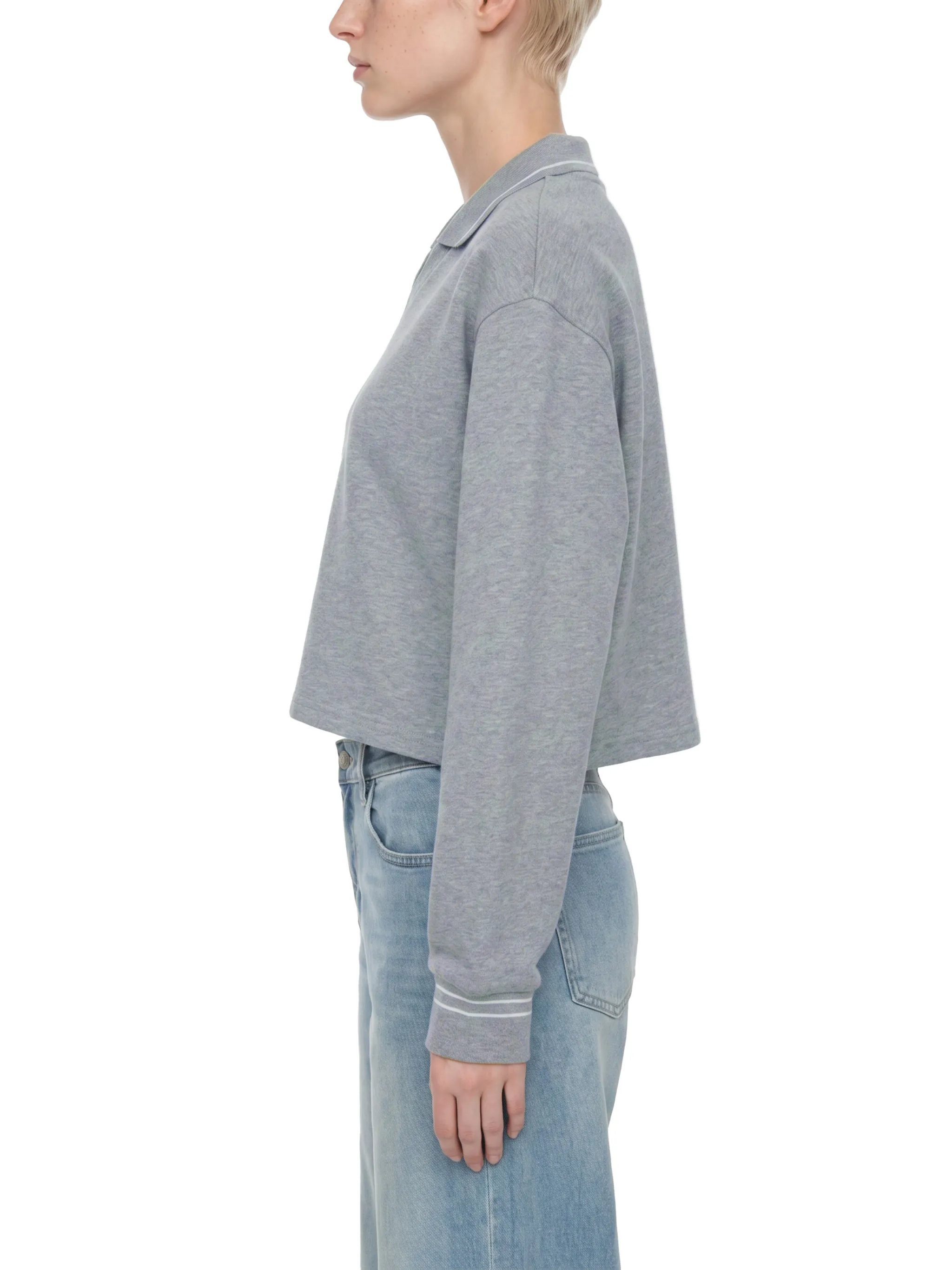 Women’s Crop Collared Sweatshirt