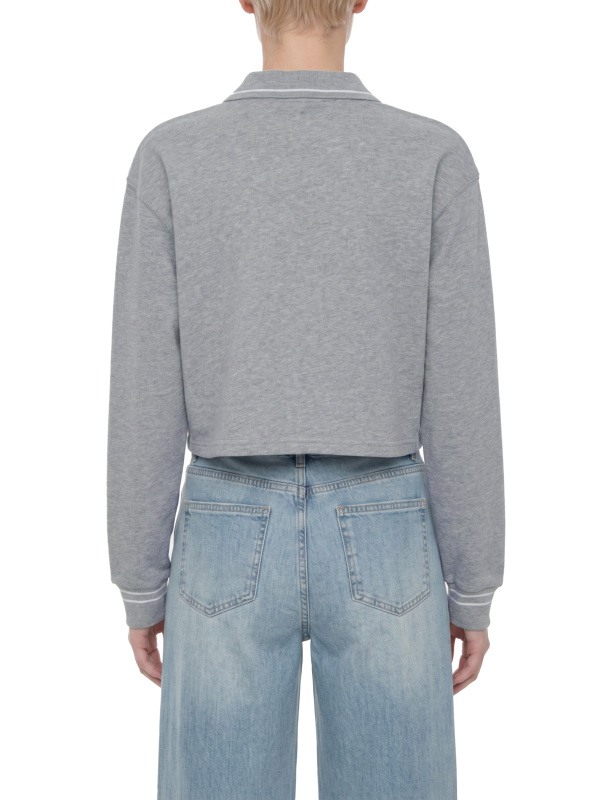 Women’s Crop Collared Sweatshirt