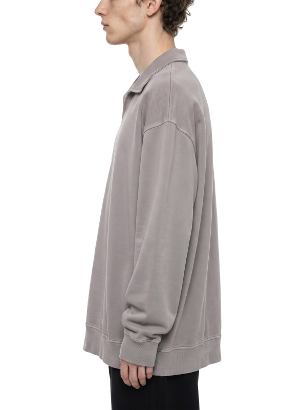 Unisex Vintage Wash Collared Sweatshirt