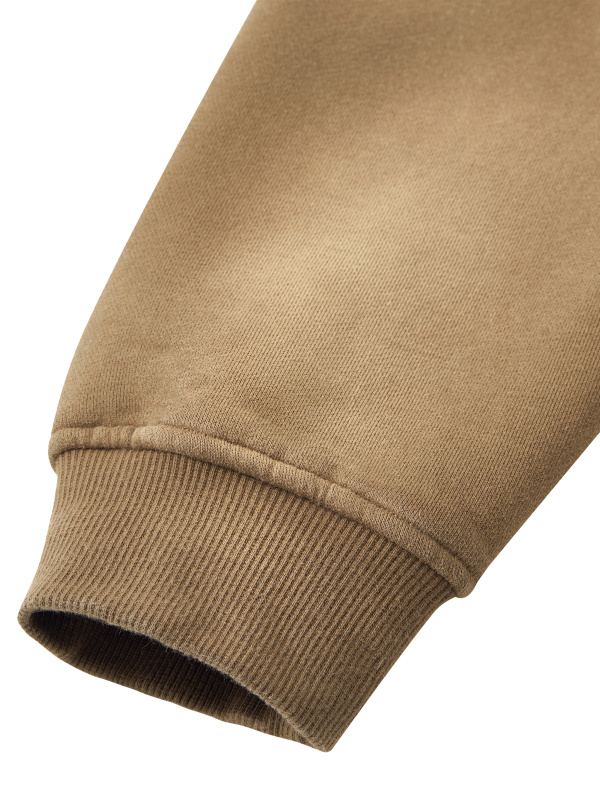 Unisex Sunfade Frayed Fleece Hoodie