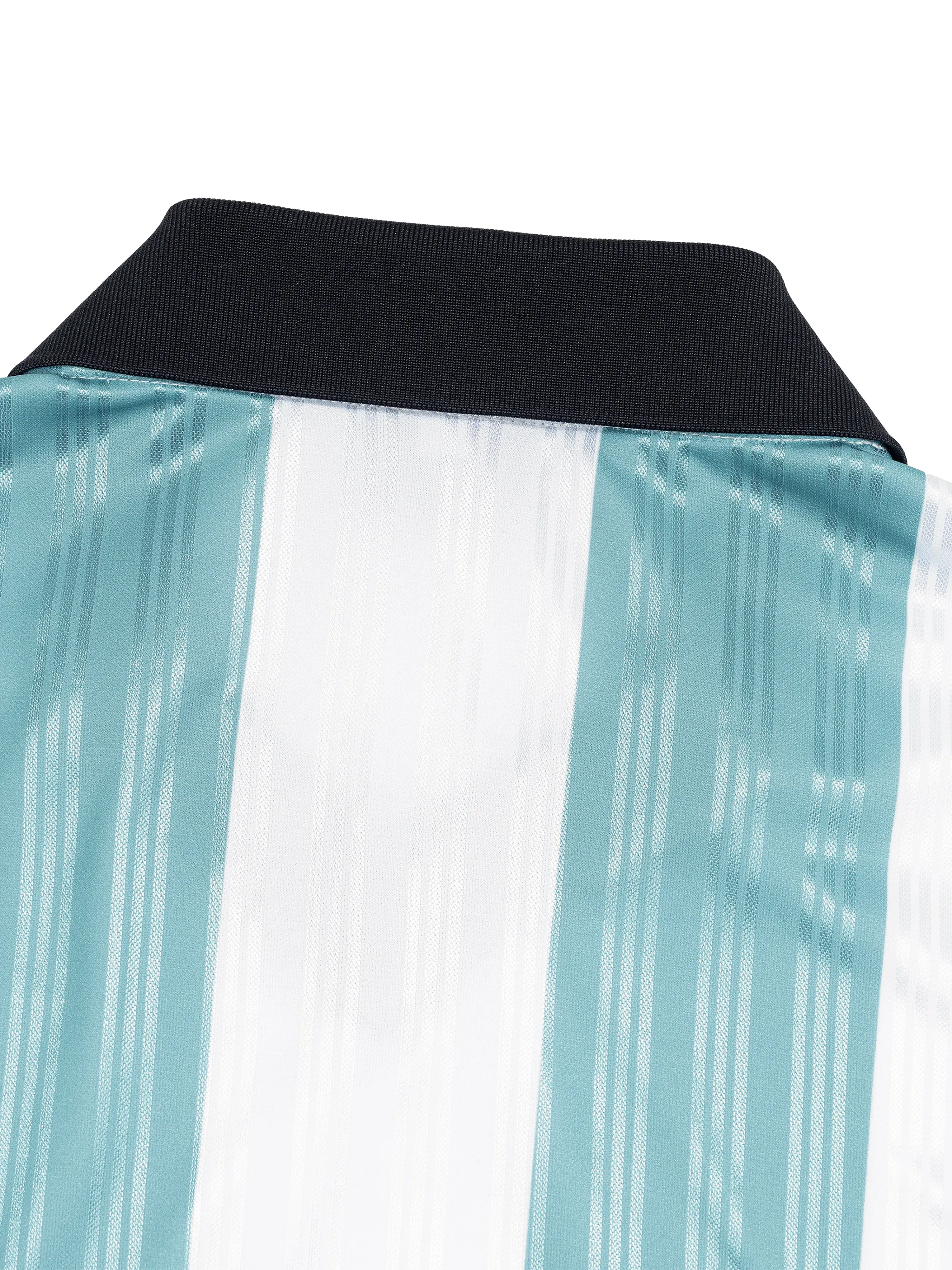 Unisex Boxy Striped Collared Soccer Jersey