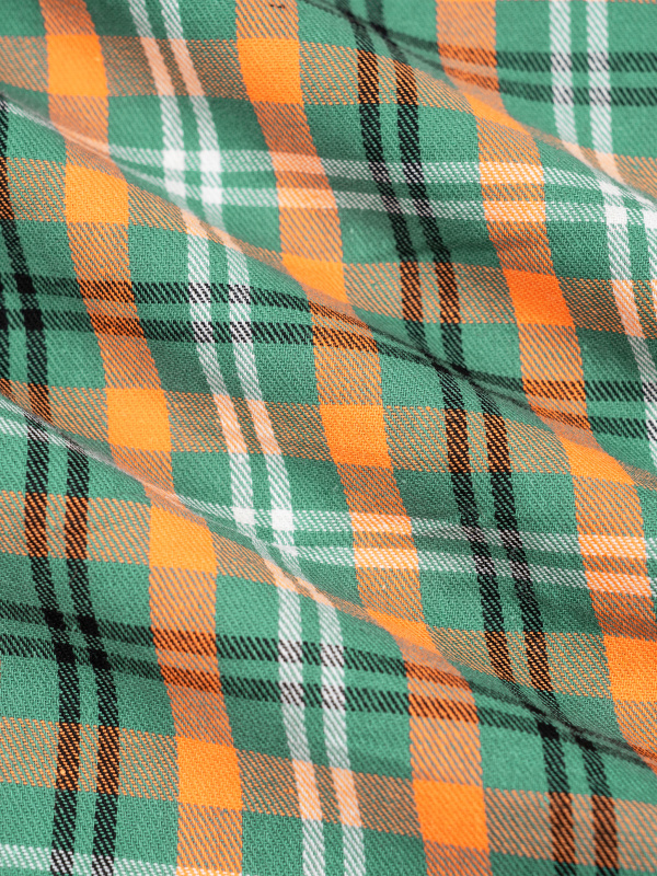 Unisex Oversized Plaid Color Block Shirt