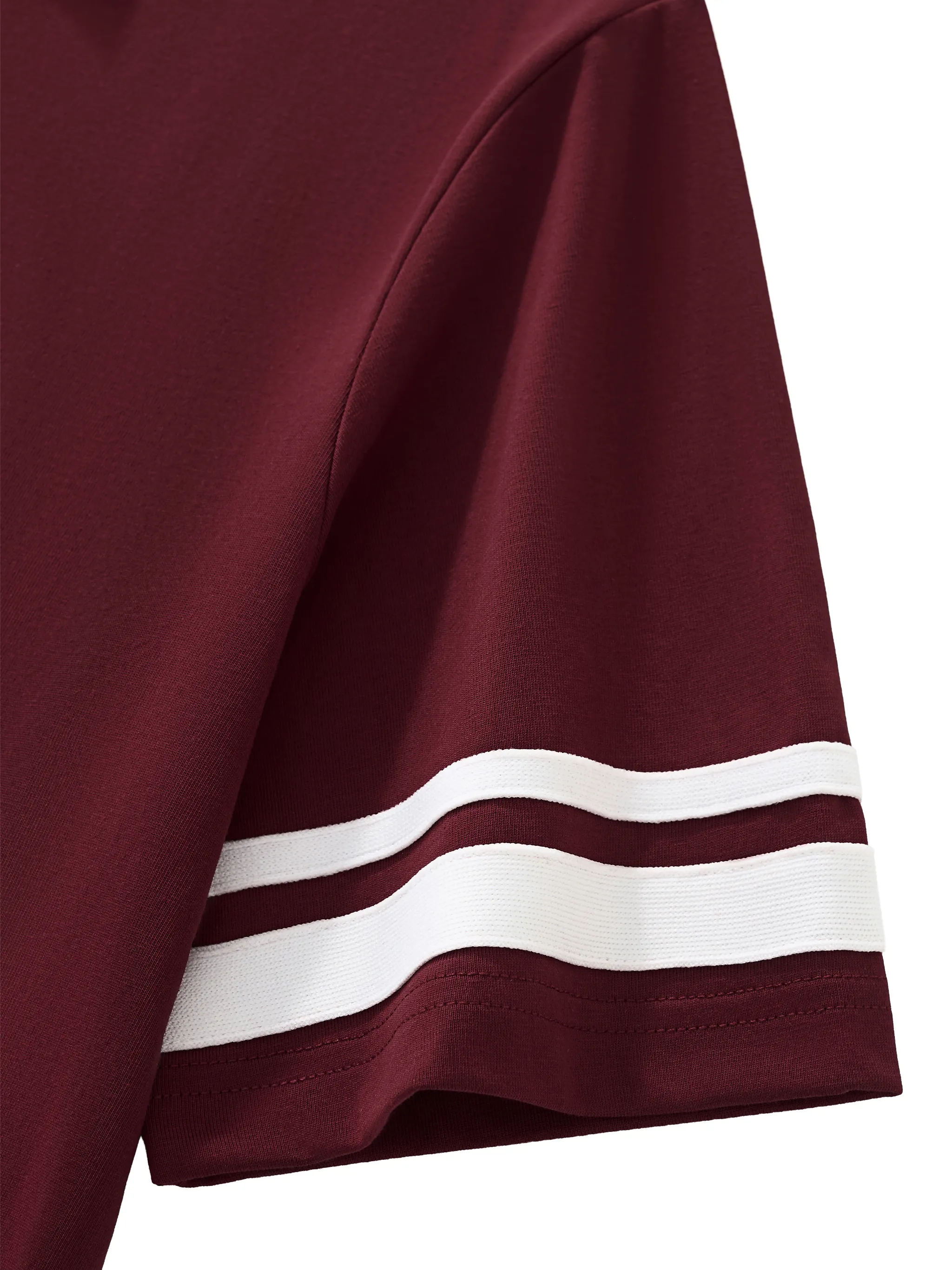 Women's Striped Color Block Polo Dress