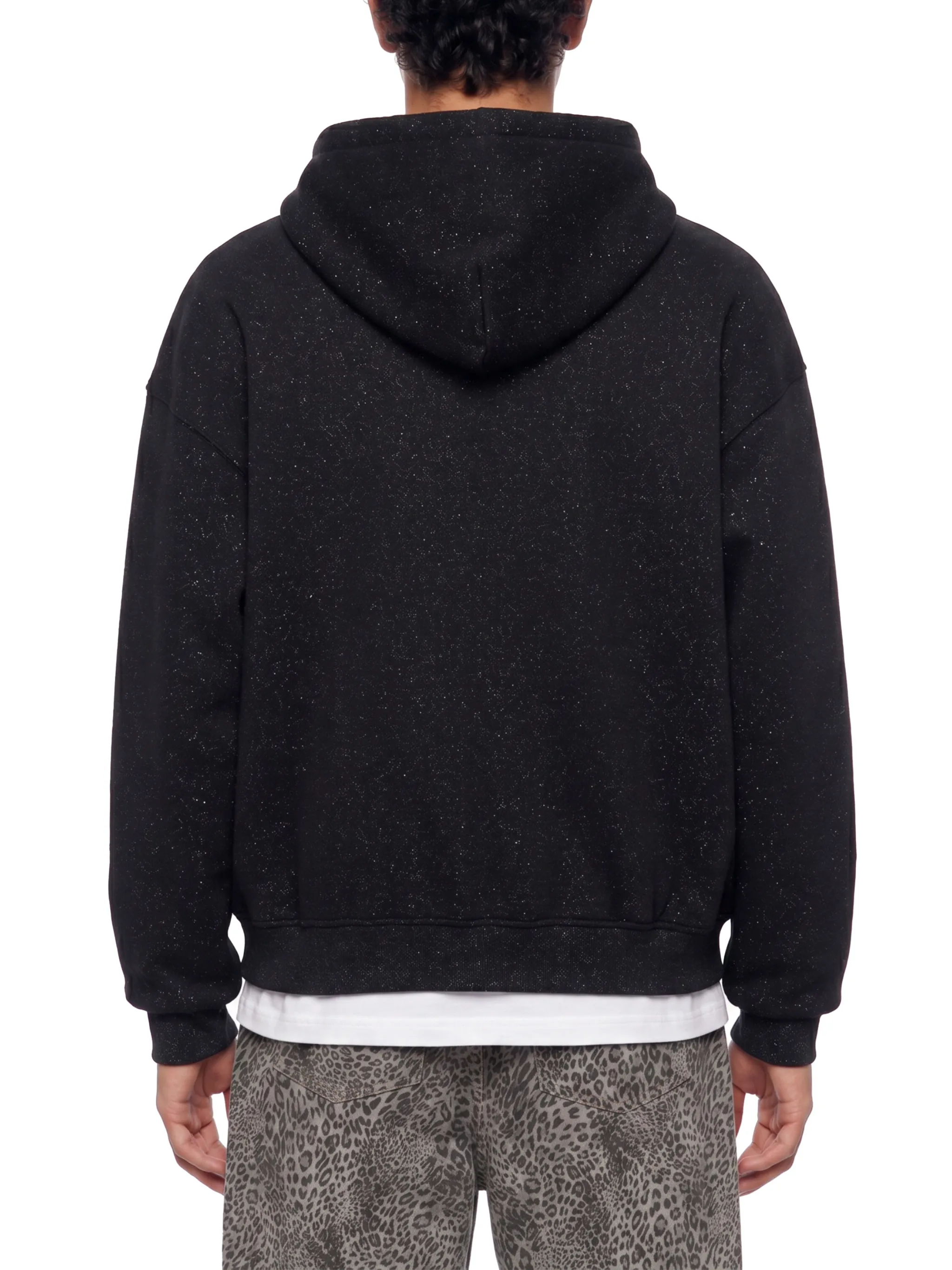 Unisex Sparkles Full Zip Boxy Hoodie