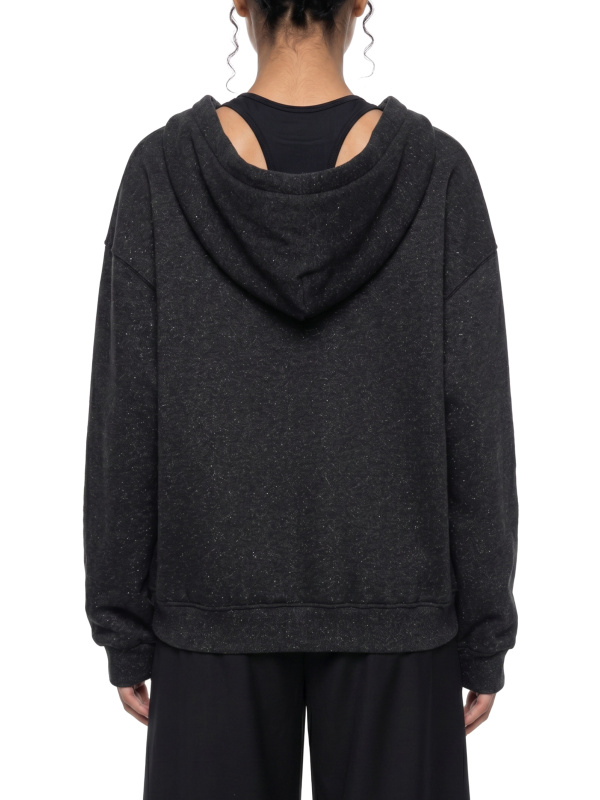 Unisex Sparkles Full Zip Boxy Hoodie