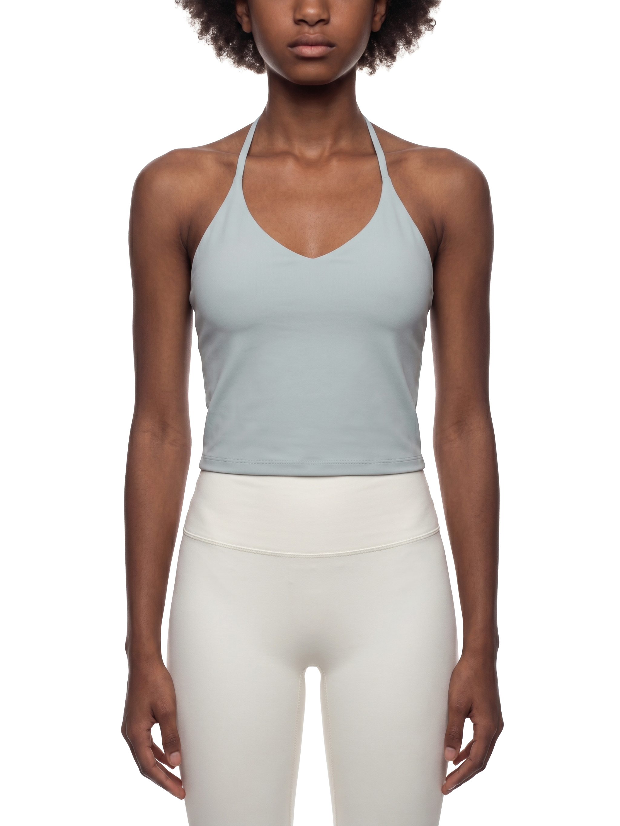 Women's Halter Yoga Tank Top #WT0182 | TAPSTITCH