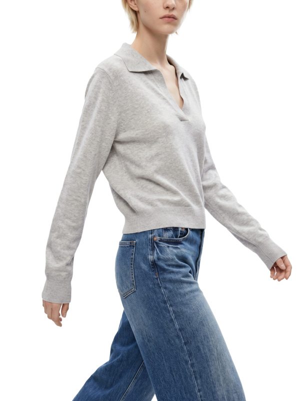 Women’s Collared Pullover Knit Sweater