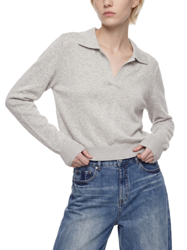 Women’s Collared Pullover Knit Sweater