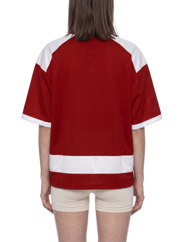 Unisex Raglan Sleeve Mesh Boxy T-Shirt