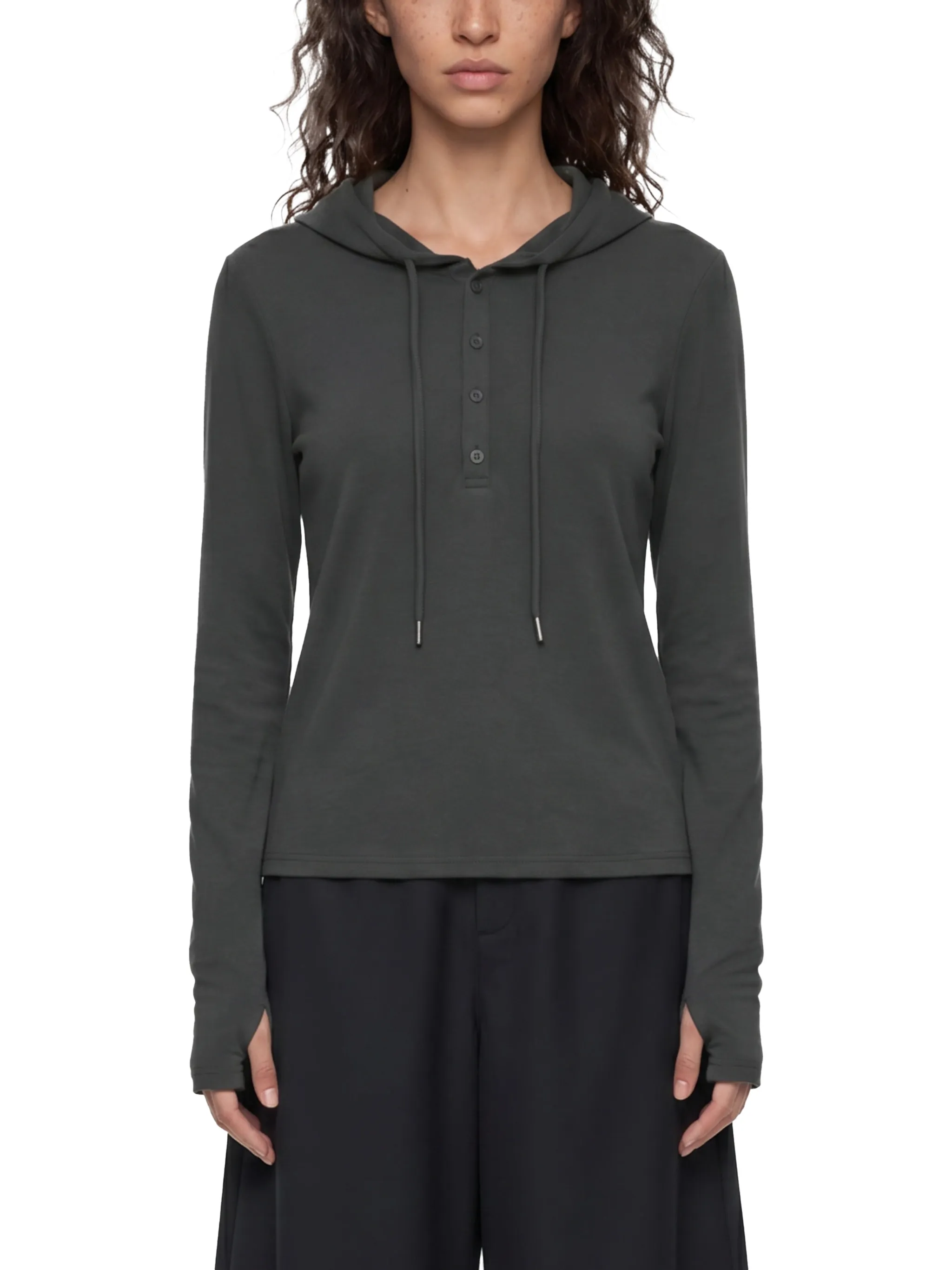 Women’s Slim Half-Button T-Shirt
