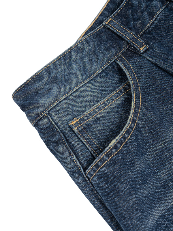 Men’s Wide Leg Denim Shorts