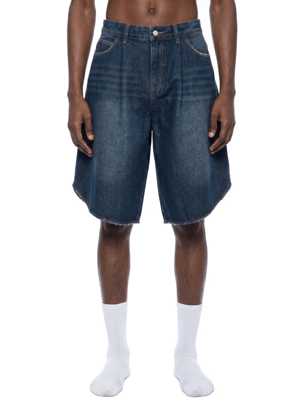 Men’s Wide Leg Denim Shorts