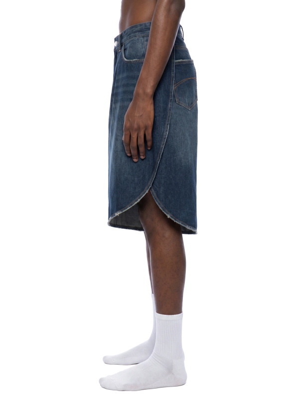 Men’s Wide Leg Denim Shorts
