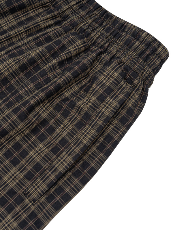 Unisex Plaid Wide Leg Pants