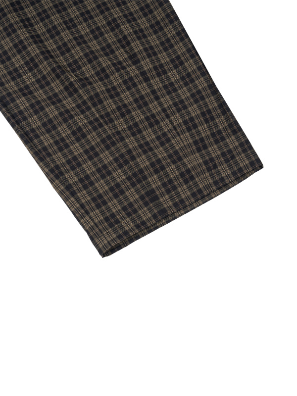 Unisex Plaid Wide Leg Pants