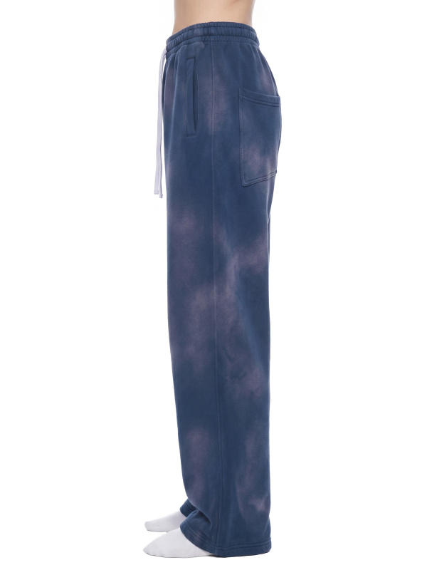 Unisex Sunfade Wide Leg Fleece Sweatpants