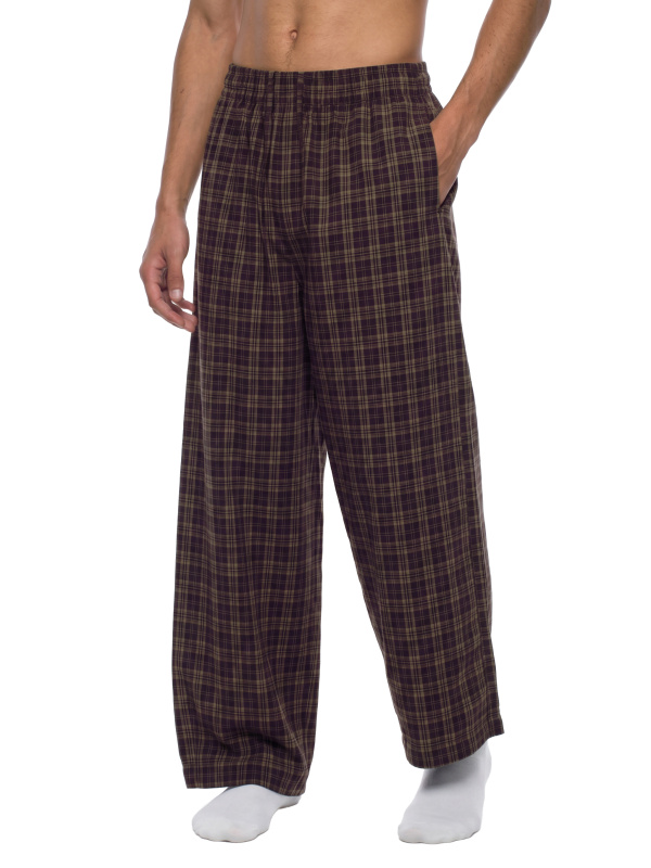 Unisex Plaid Wide Leg Pants