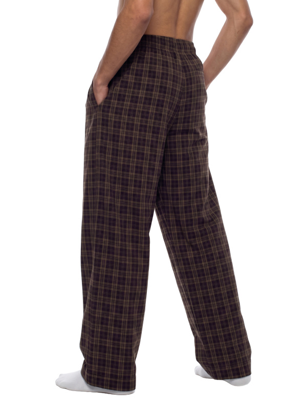Unisex Plaid Wide Leg Pants