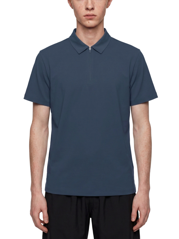 Men's Quarter-Zip Performance Polo Shirt