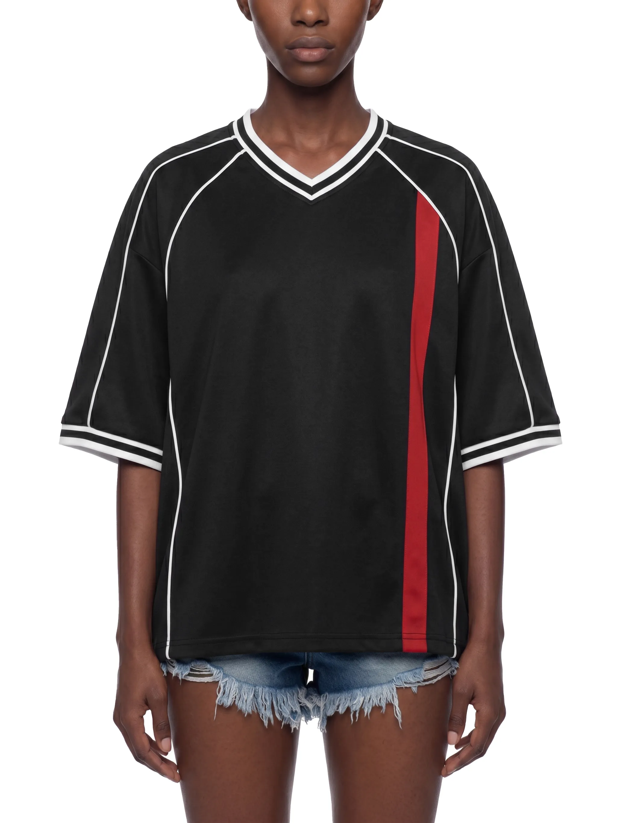 Unisex Boxy V-Neck Soccer Jersey