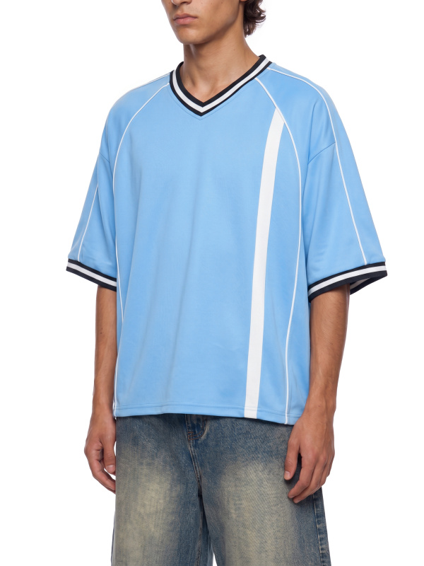 Unisex Boxy V-Neck Soccer Jersey