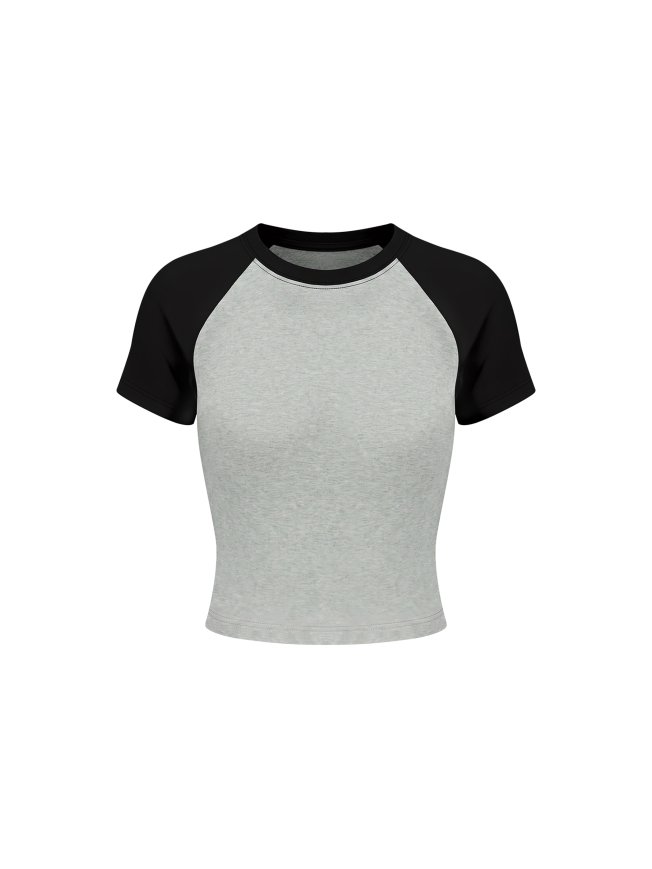 Women’s Raglan Color Block Baby T-Shirt