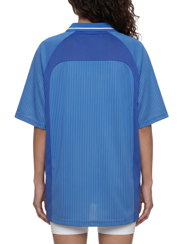 Striped V-Neck Soccer Jersey