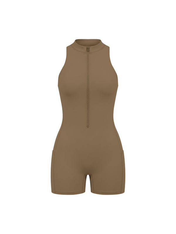 Women’s Quarter-Zip Yoga Romper