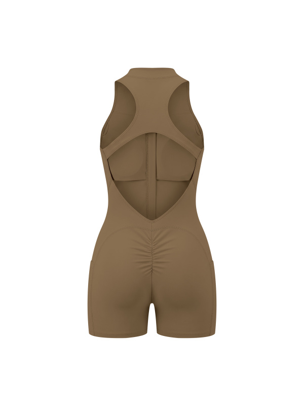Women’s Quarter-Zip Yoga Romper