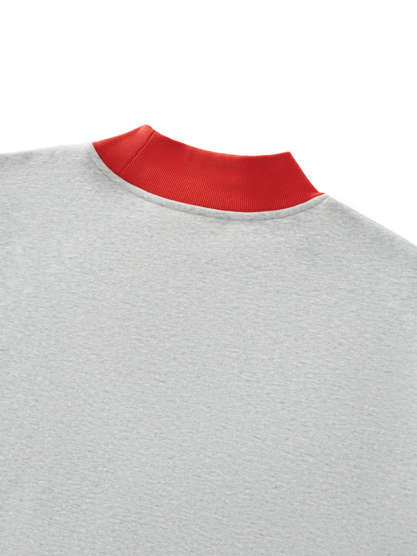 Women’s Mock Neck Crewneck Sweatshirt