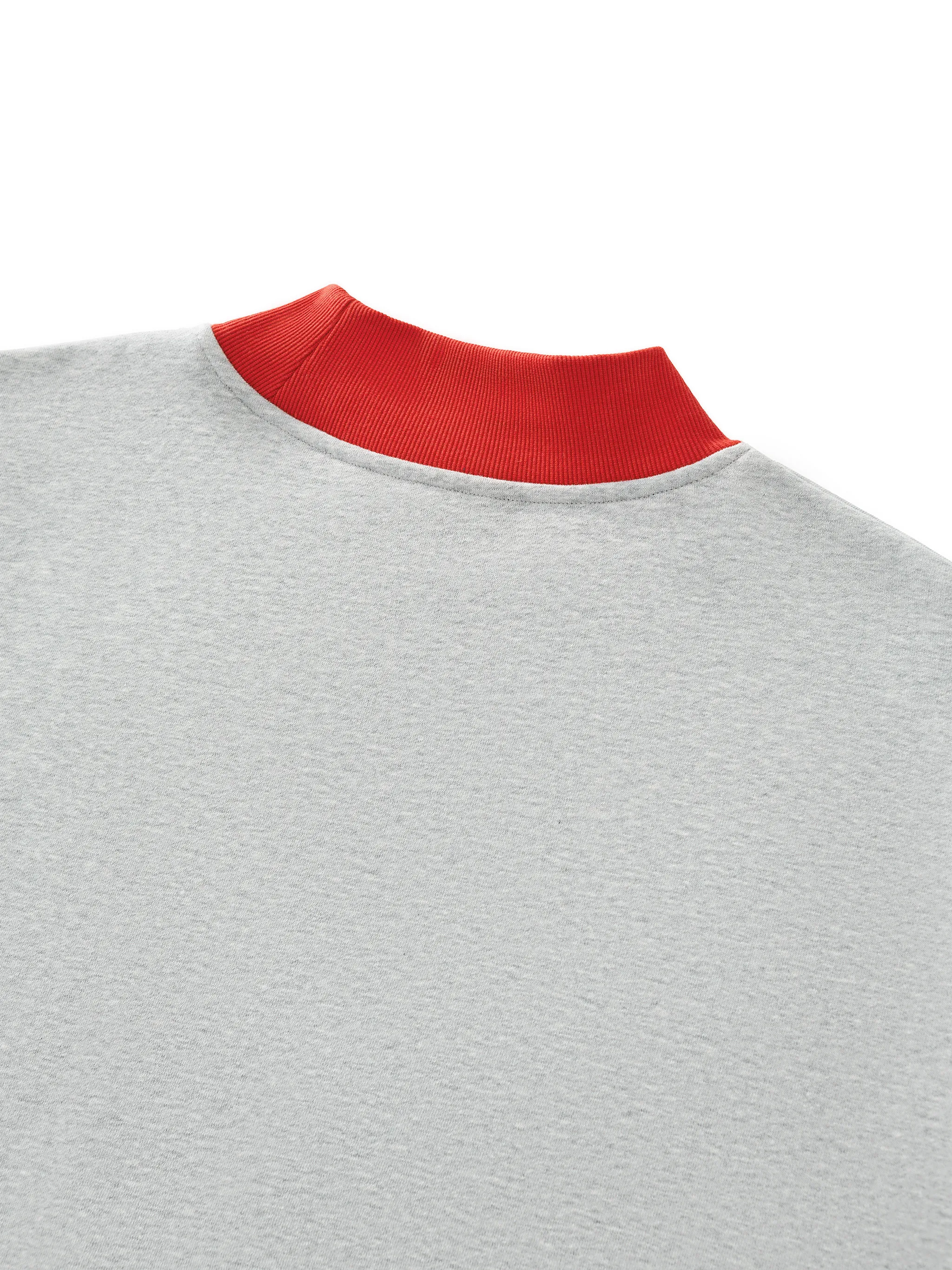 Women’s Mock Neck Crewneck Sweatshirt