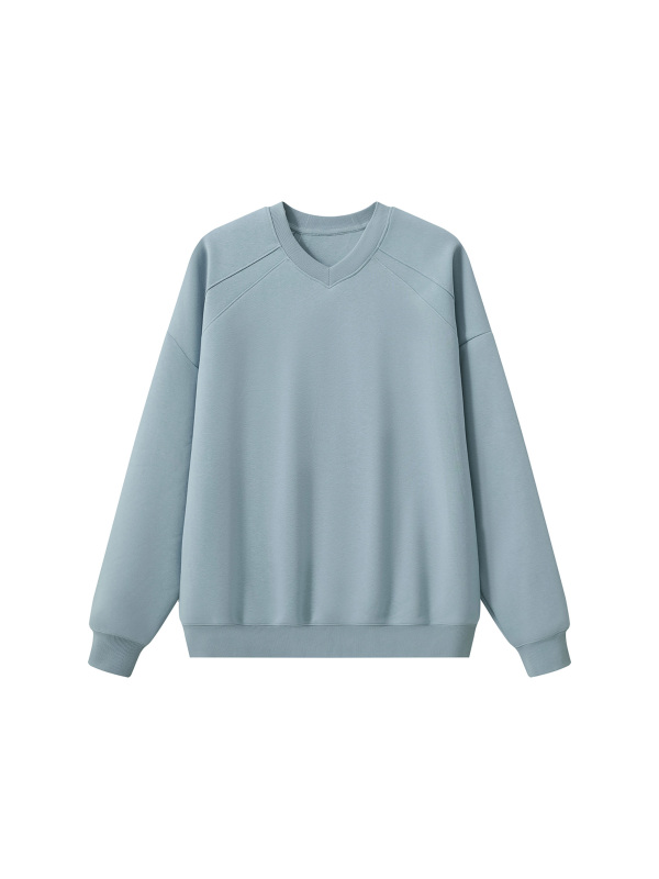 Unisex Oversized V-Neck Sweatshirt