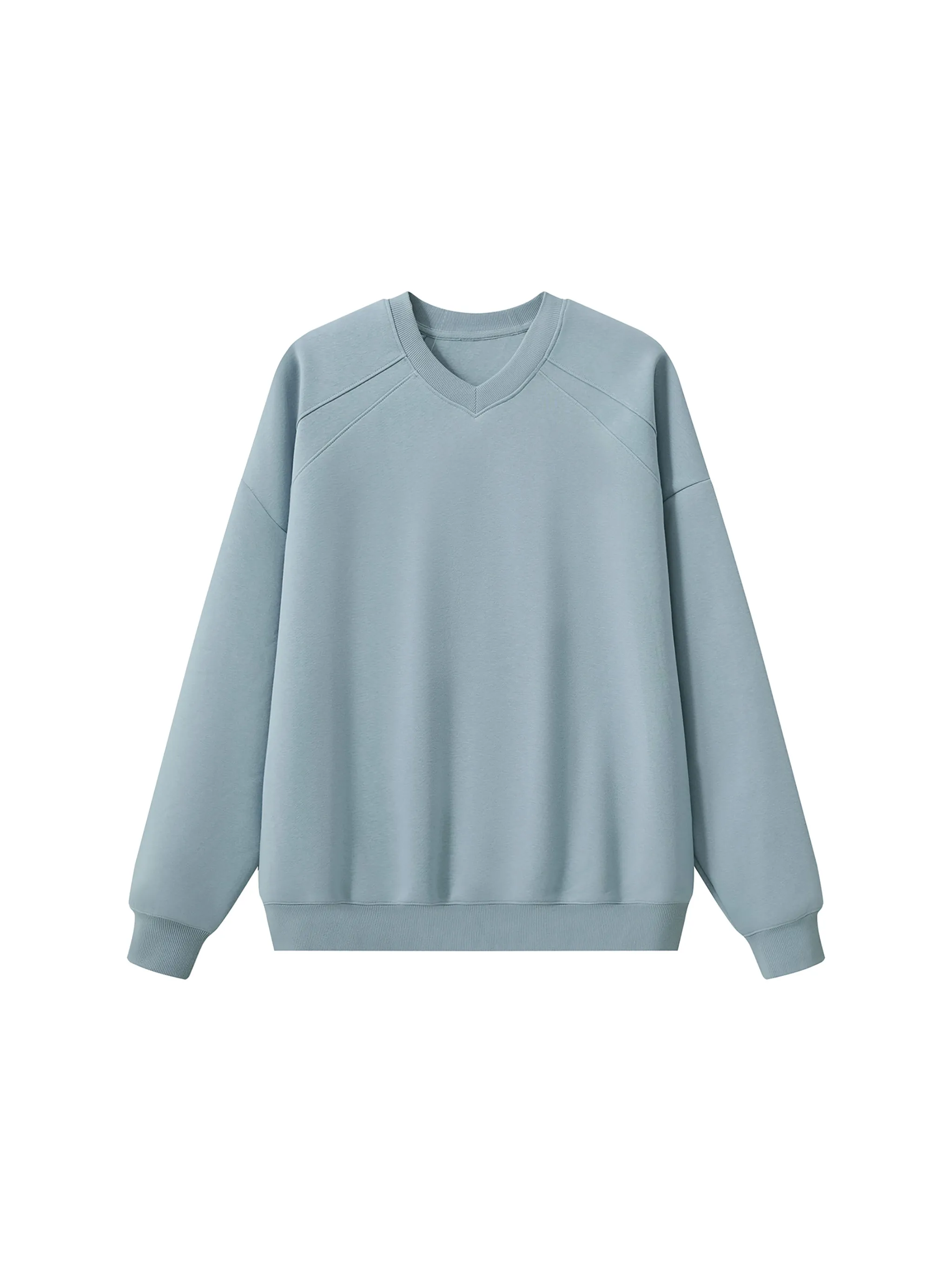 Unisex Oversized V-Neck Sweatshirt - Main Image