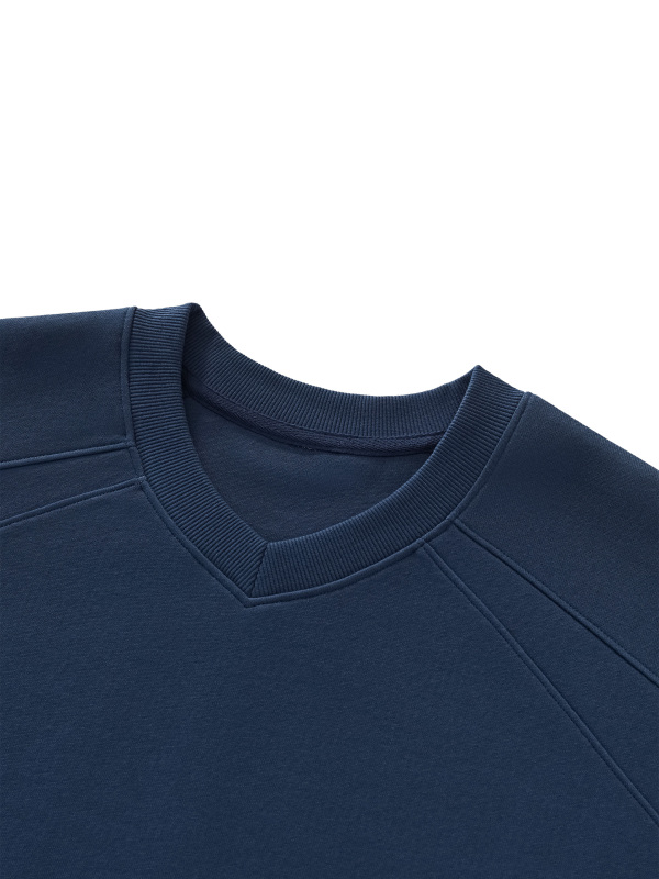 Unisex Oversized V-Neck Sweatshirt