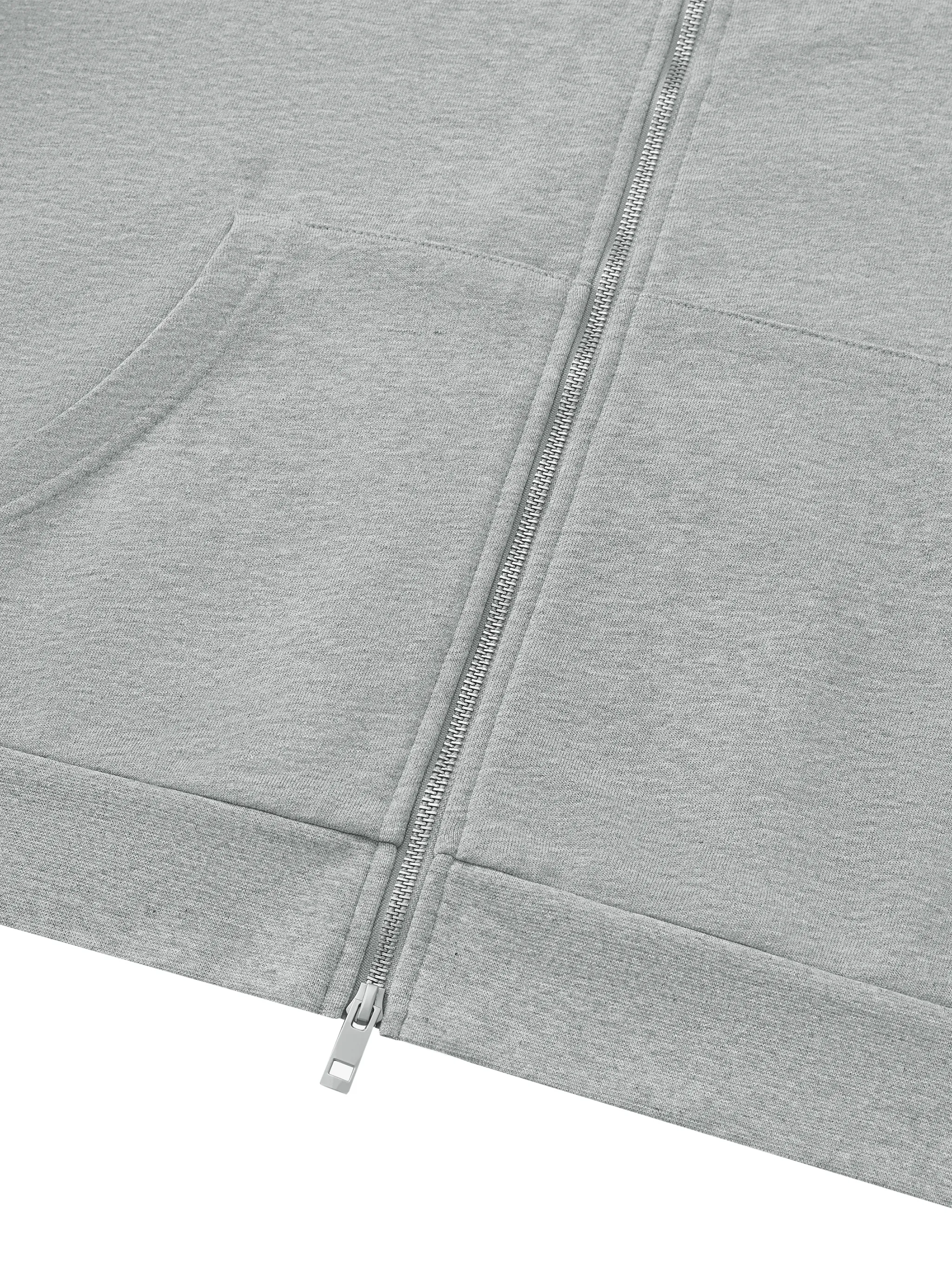 Unisex Drop Shoulder Full Zip Hoodie