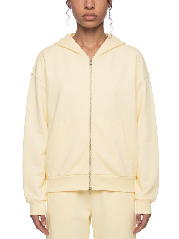 Unisex Drop Shoulder Full Zip Hoodie