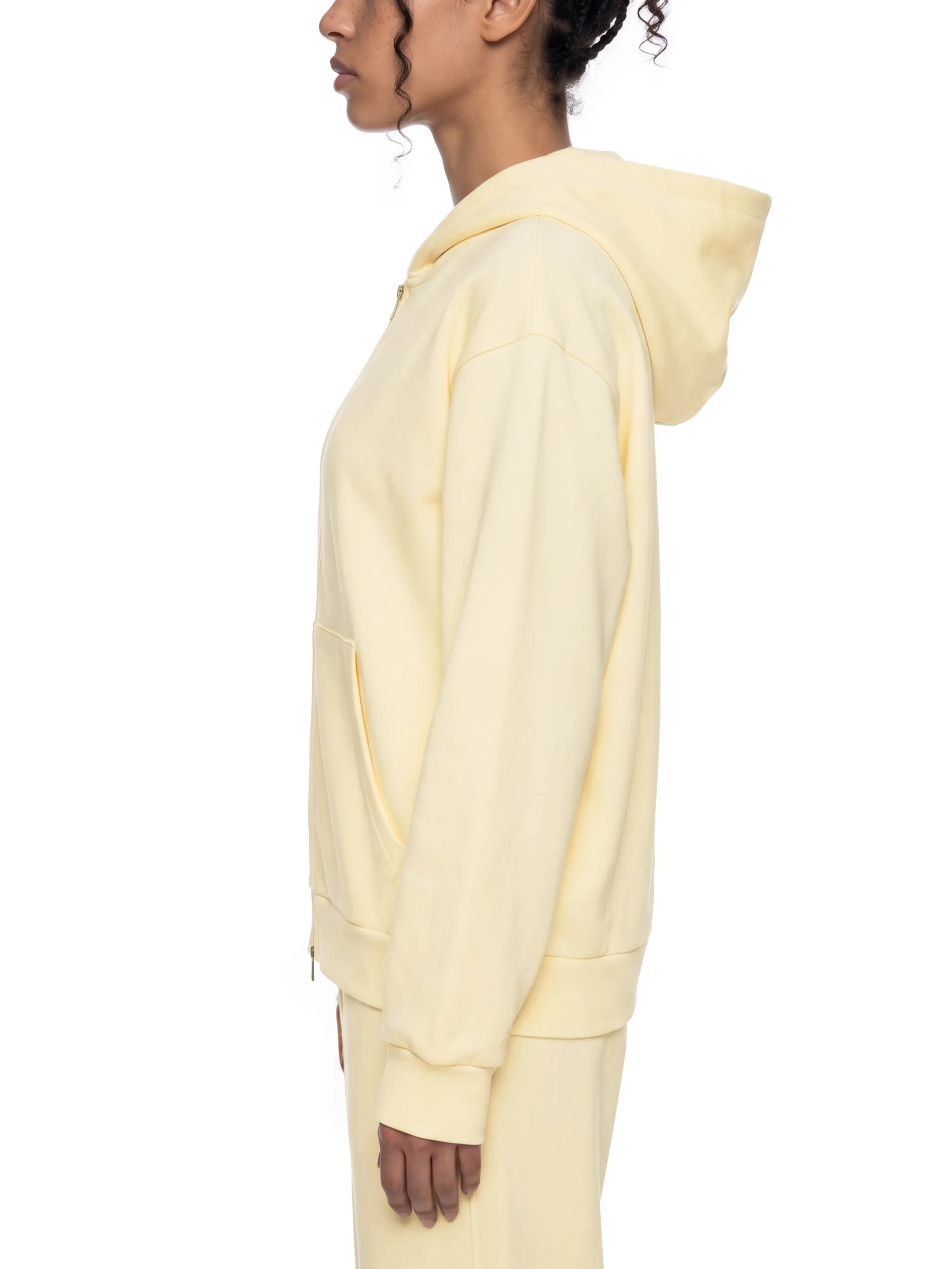 Unisex Drop Shoulder Full Zip Hoodie