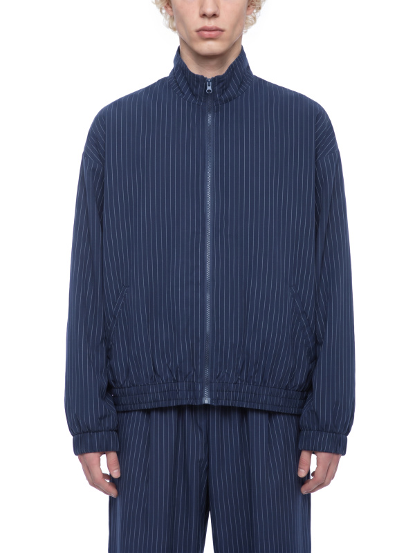 Unisex Striped Full-Zip Track Jacket