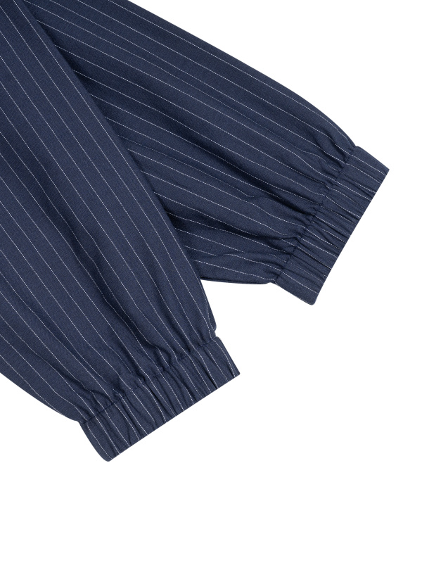 Unisex Striped Full-Zip Track Jacket