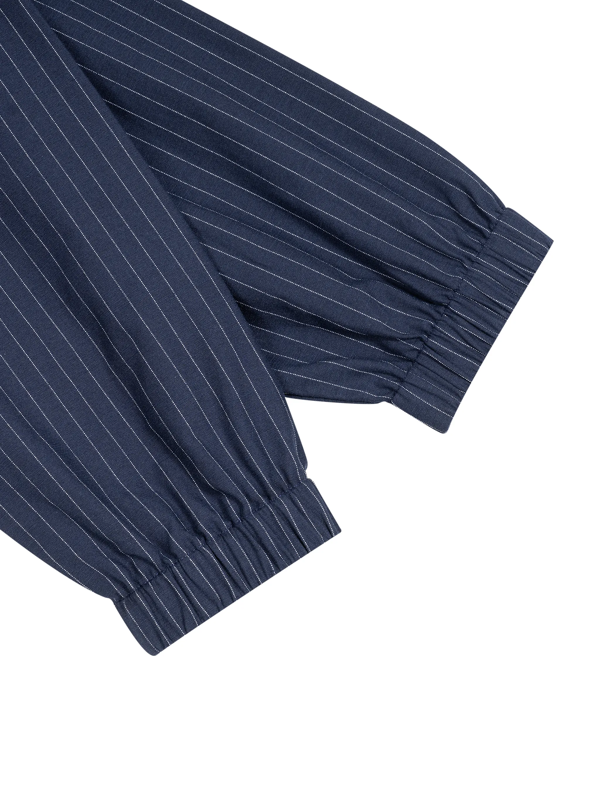 Unisex Striped Full-Zip Track Jacket