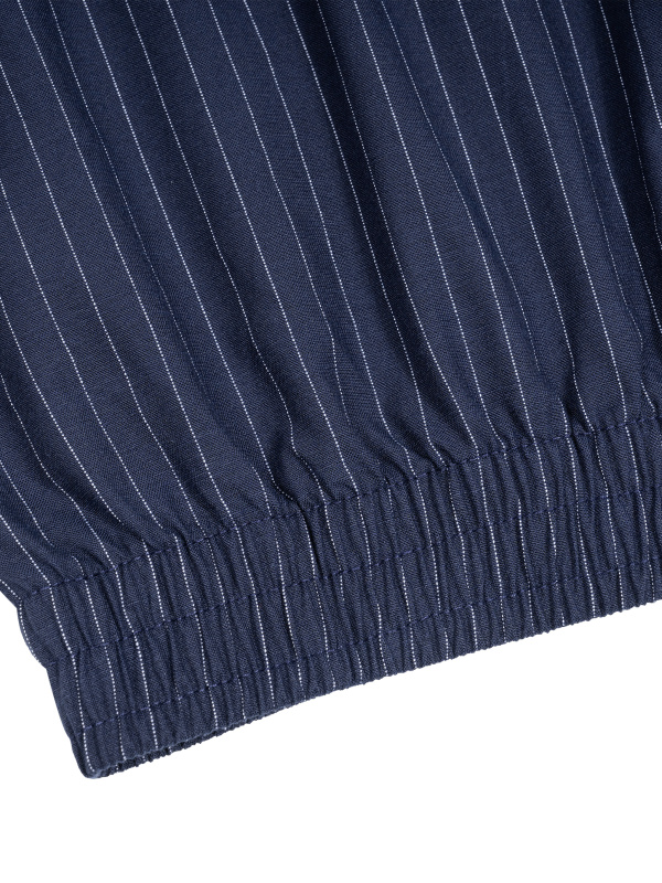 Unisex Striped Full-Zip Track Jacket