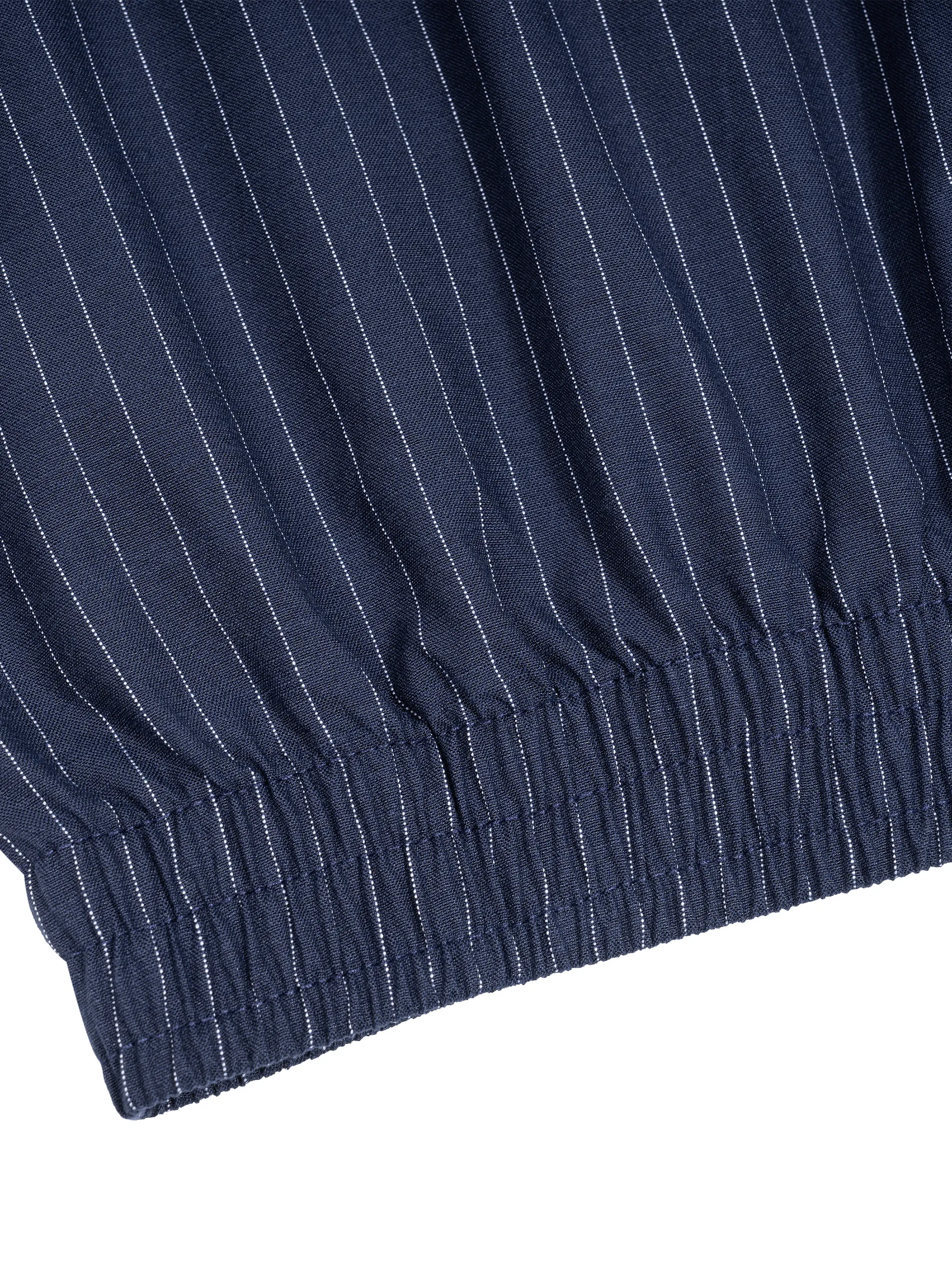 Unisex Striped Full-Zip Track Jacket