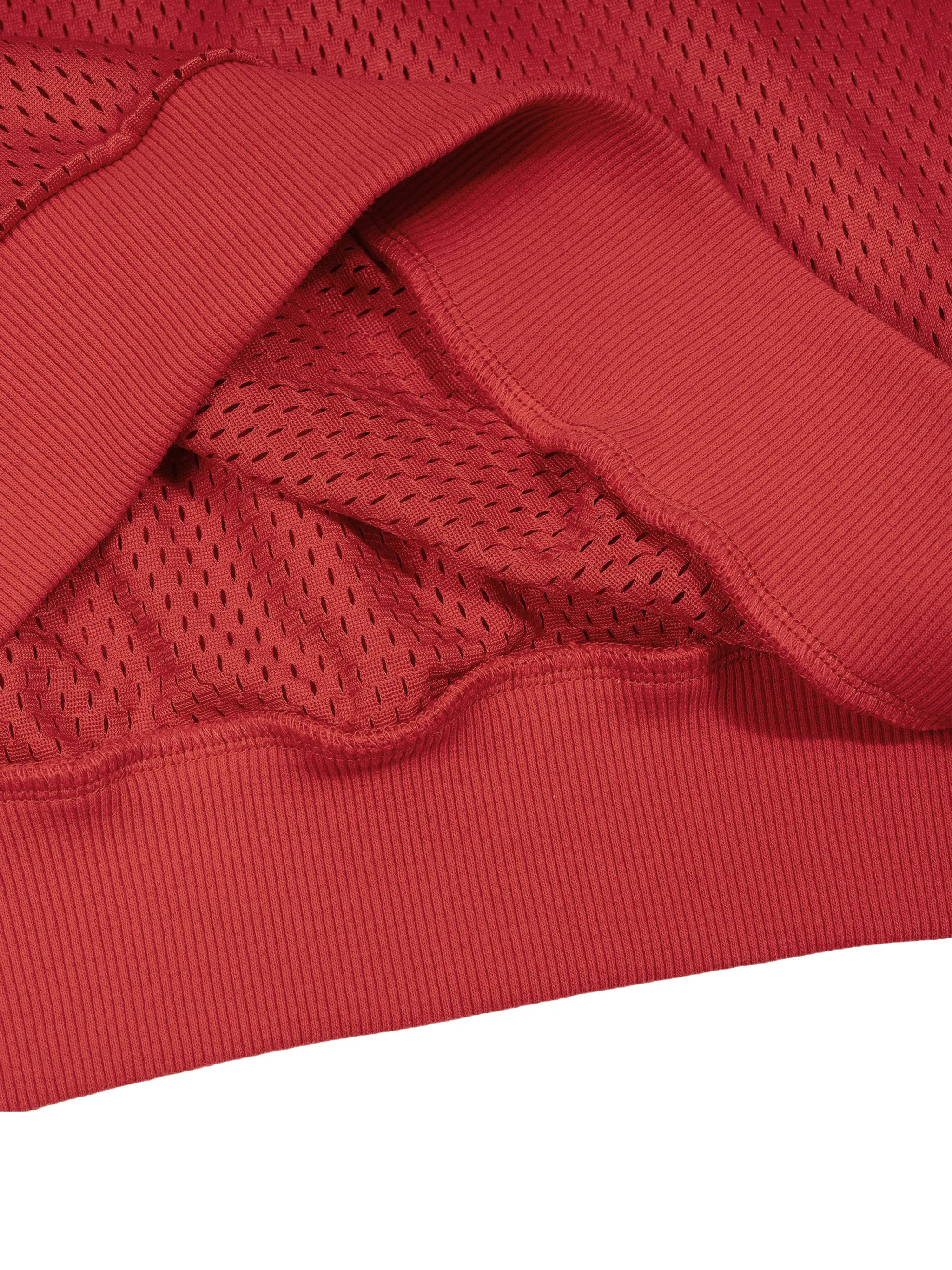 Unisex Panel Mesh Sleeveless Hoodie