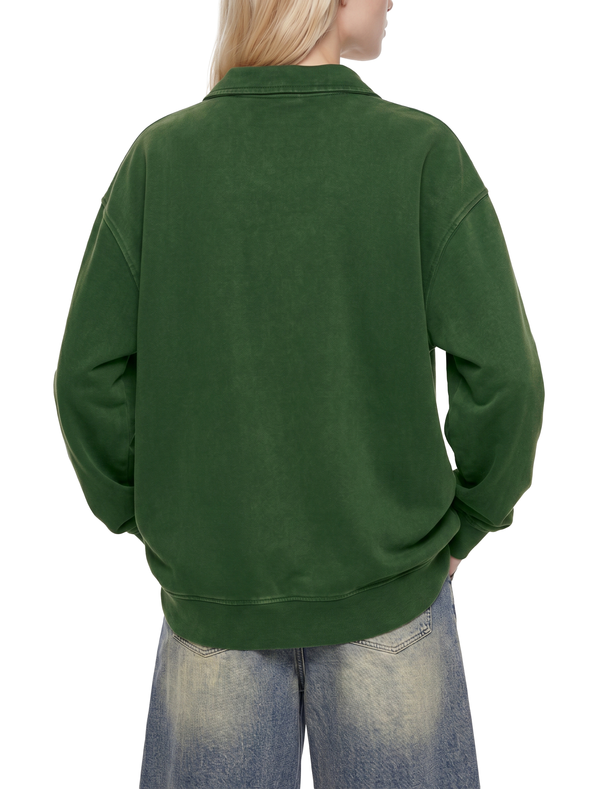 Unisex Vintage Wash Quarter-Zip Sweatshirt #UT0183 | TAPSTITCH