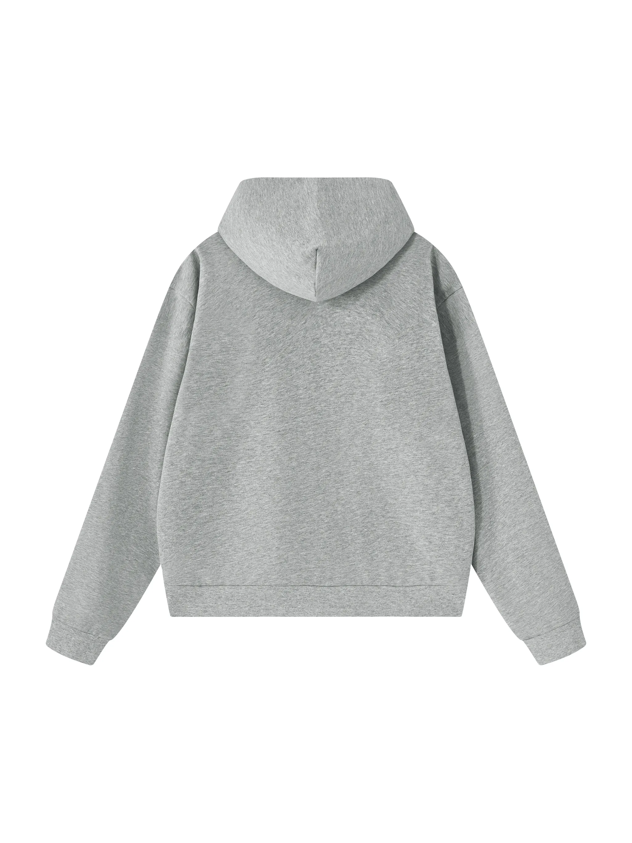 Unisex Drop Shoulder Full Zip Hoodie