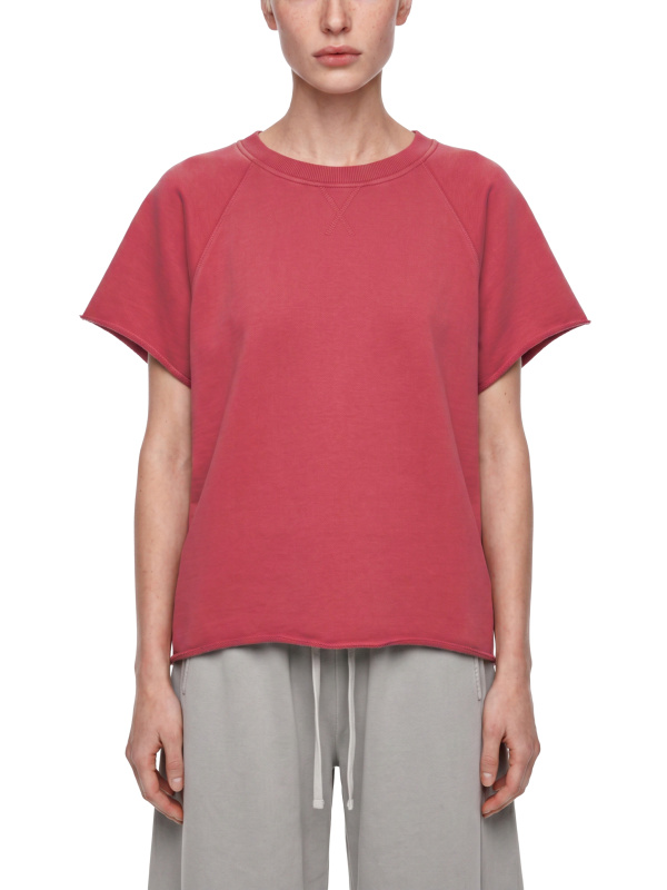 Unisex Vintage Wash Raw Edge T-Shirt