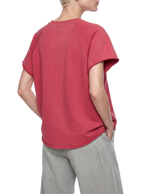 Unisex Vintage Wash Raw Edge T-Shirt