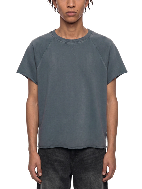 Unisex Vintage Wash Raw Edge T-Shirt