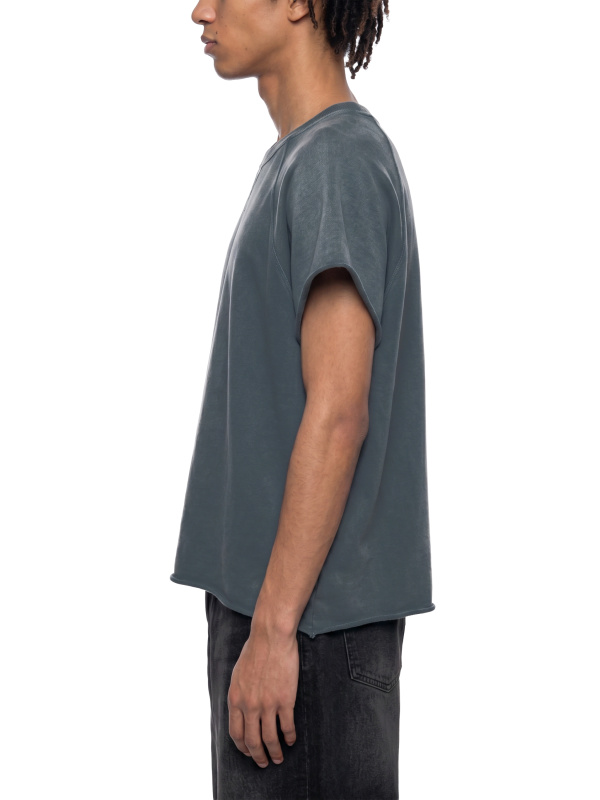 Unisex Vintage Wash Raw Edge T-Shirt