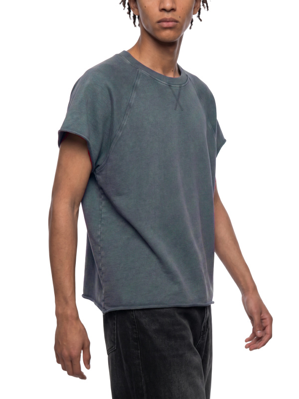 Unisex Vintage Wash Raw Edge T-Shirt